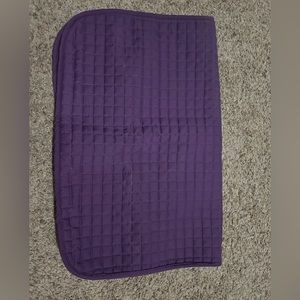 Purple saddle pad